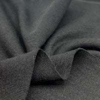 Black Viscose Knitted Jersey Fabric 260GSM 2 Way Stretch