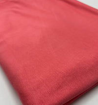 Plain Coral Viscose Elastane Fabric 4 Way Stretch Jersey