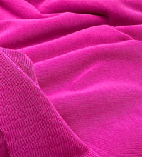 Magenta Lightweight Melange Knit Stretch Fabric