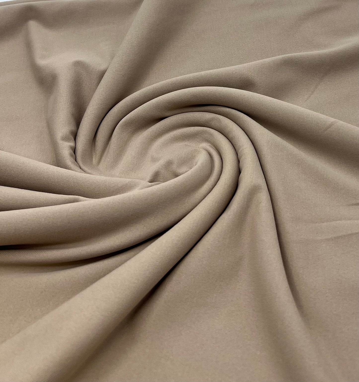 Mocha Stretch Jersey 220GSM 4 Way Stretch Fabric