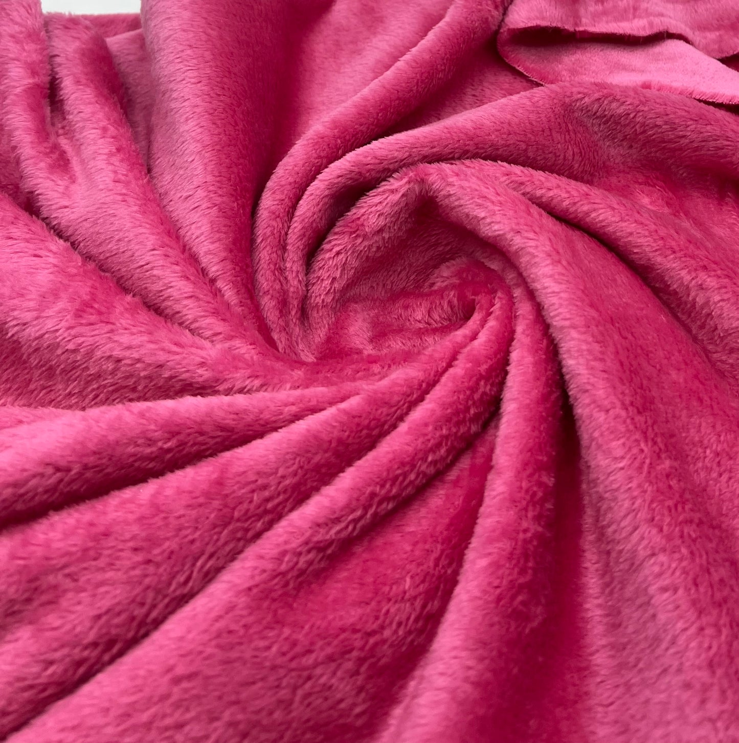 Hot Pink Super Soft Plain Cuddle Fleece Fabric Blanket Loungewear