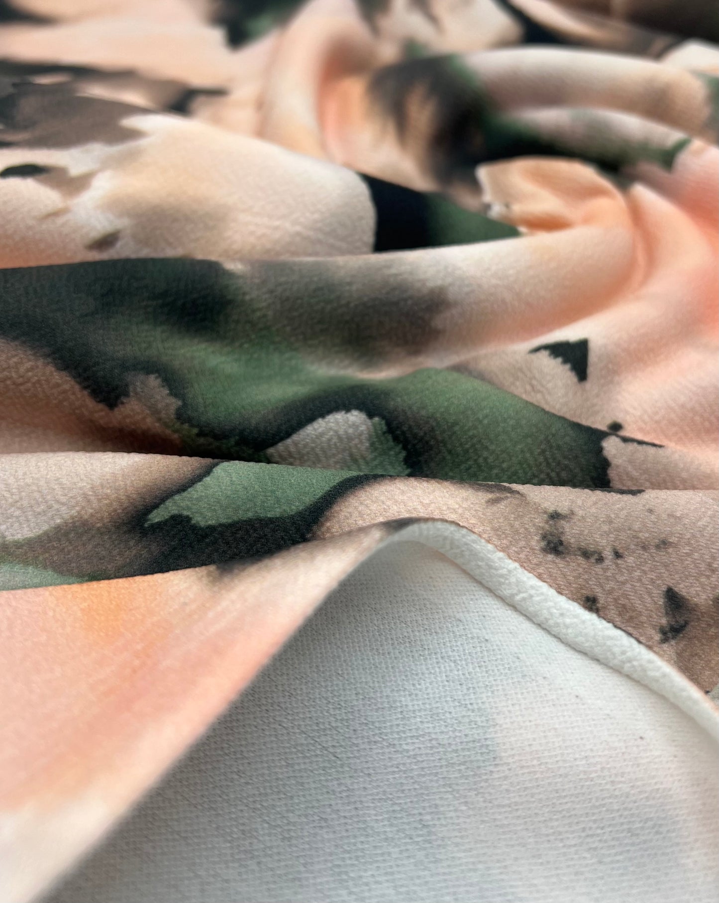 Multi Colour Floral Liverpool bullet Stretch Fabric