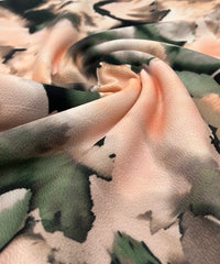 Multi Colour Floral Liverpool bullet Stretch Fabric