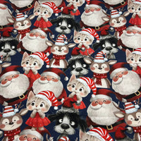 Santa & Co French Terry Loopback Cotton Jersey Lycra 4 Way Stretch