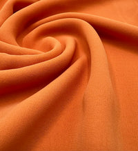 Plain Orange Chiffon Sheer Dress Bridal Fabric