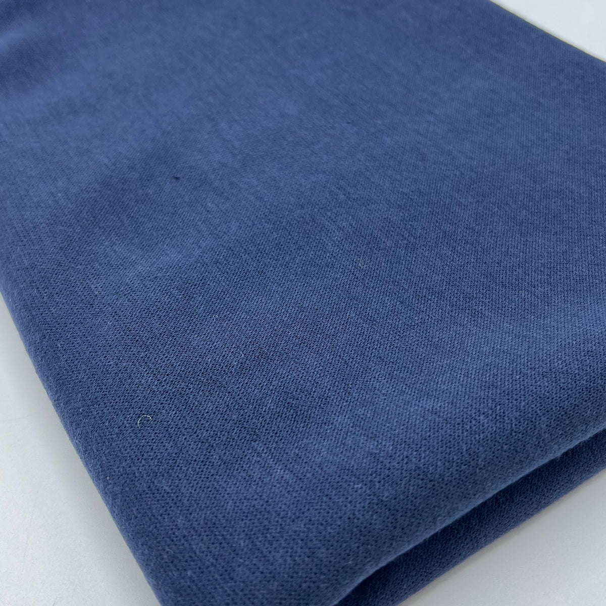 Navy Viscose Knitted Jersey Fabric 260GSM 2 Way Stretch