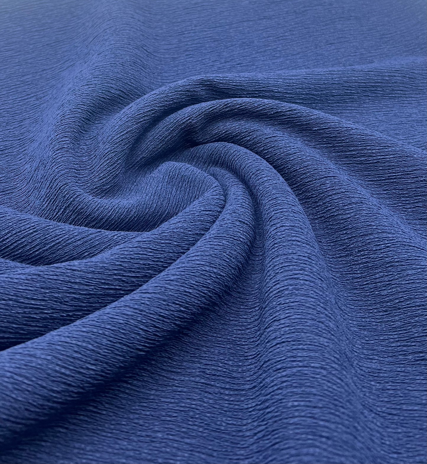 Navy Textured Tree Bark Stretch Dress Craft Fabric