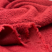 Wine Luxury Sherpa Curl Fleece Fluffy Faux Fur Fabric