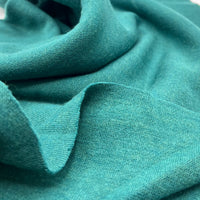 Petrol Green Viscose Knitted Jersey Fabric 260GSM 2 Way Stretch