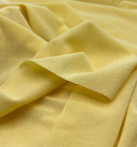 Lemon Yellow Lightweight Melange Knit Stretch Fabric