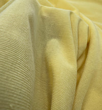 Lemon Yellow Lightweight Melange Knit Stretch Fabric