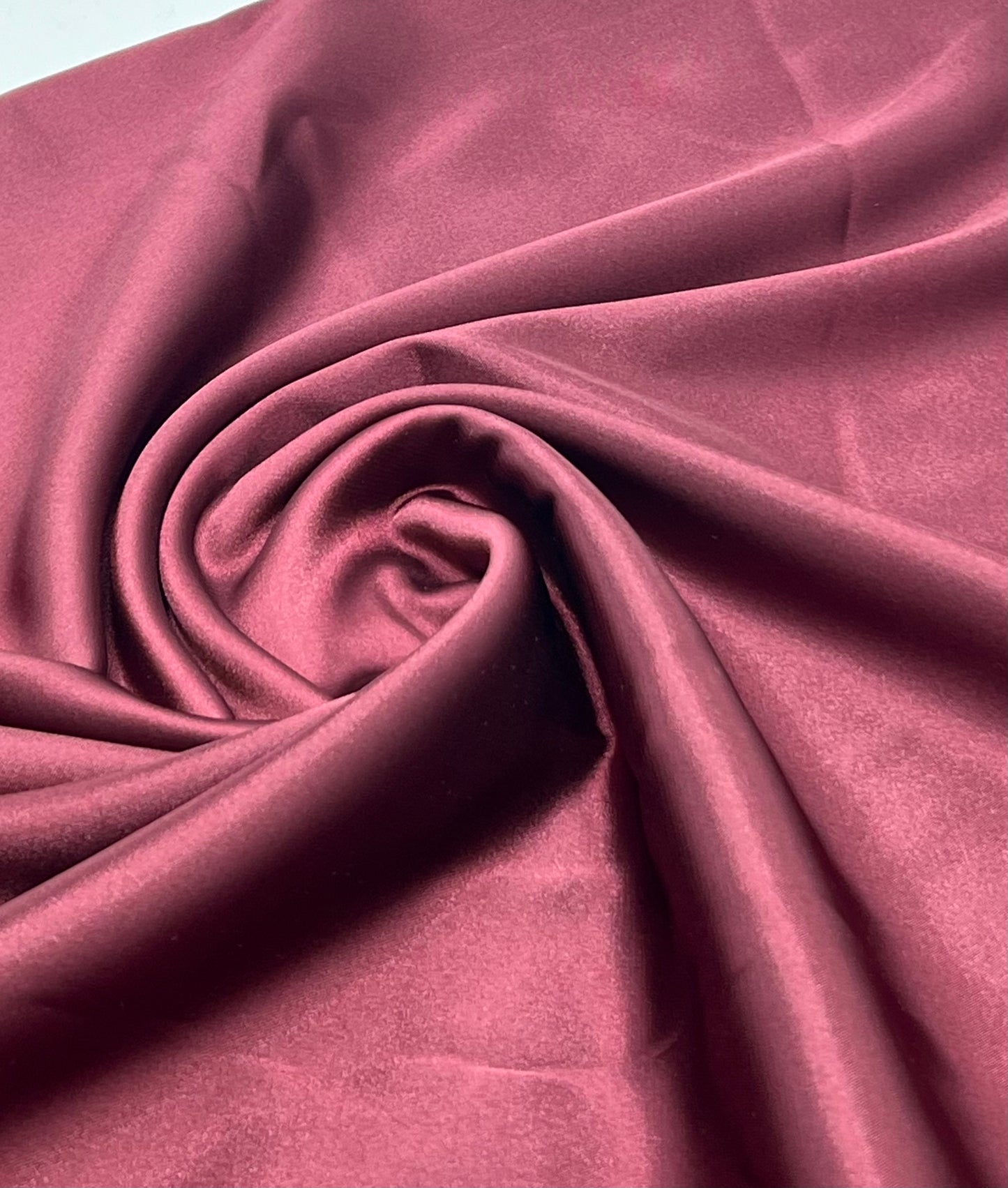 Burgundy Satin Dress Craft Non Stretch Fabric