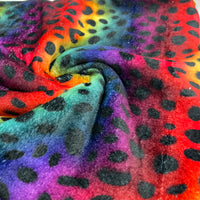 Bright Animal Cuddle Fleece Fabric Blanket Loungewear