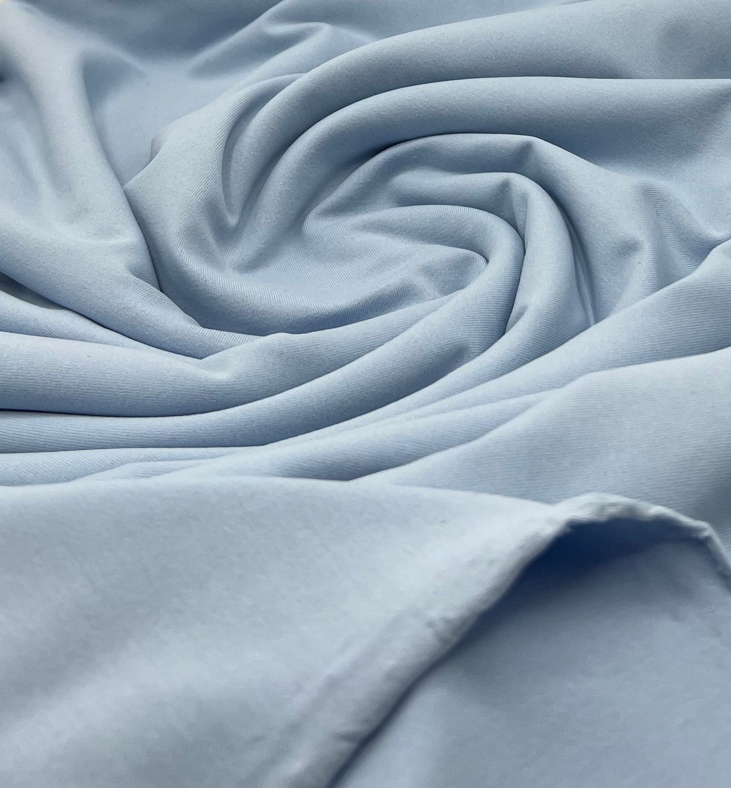 Baby Blue Cotton Touch 220GSM 4 Way Stretch Fabric