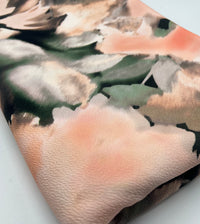 Multi Colour Floral Liverpool bullet Stretch Fabric