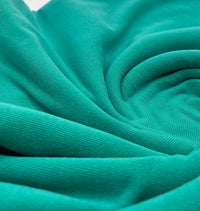 Jade Green Lightweight Melange Knit Stretch Fabric