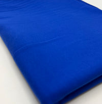 Royal Blue French Terry Loopback Cotton Jersey 230 GSM 95/5 Lycra 4 Way Stretch