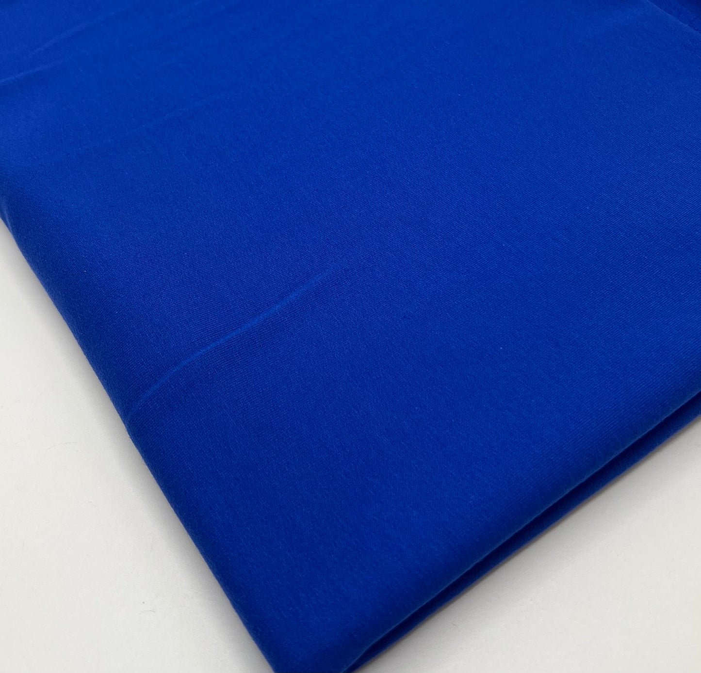 Royal Blue French Terry Loopback Cotton Jersey 230 GSM 95/5 Lycra 4 Way Stretch
