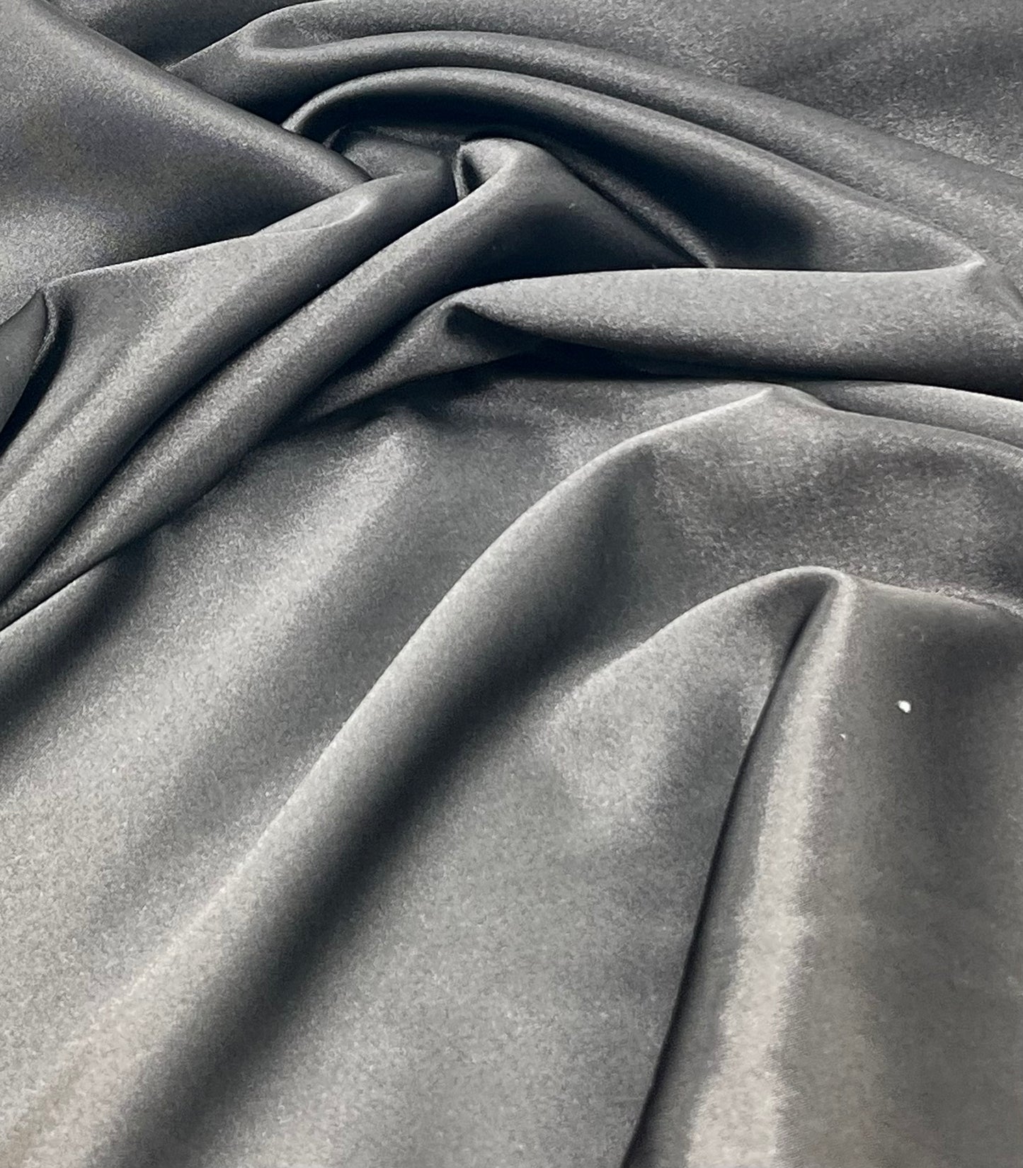 Black Mango Satin Dress Craft Non Stretch Fabric