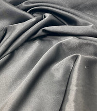 Black Mango Satin Dress Craft Non Stretch Fabric