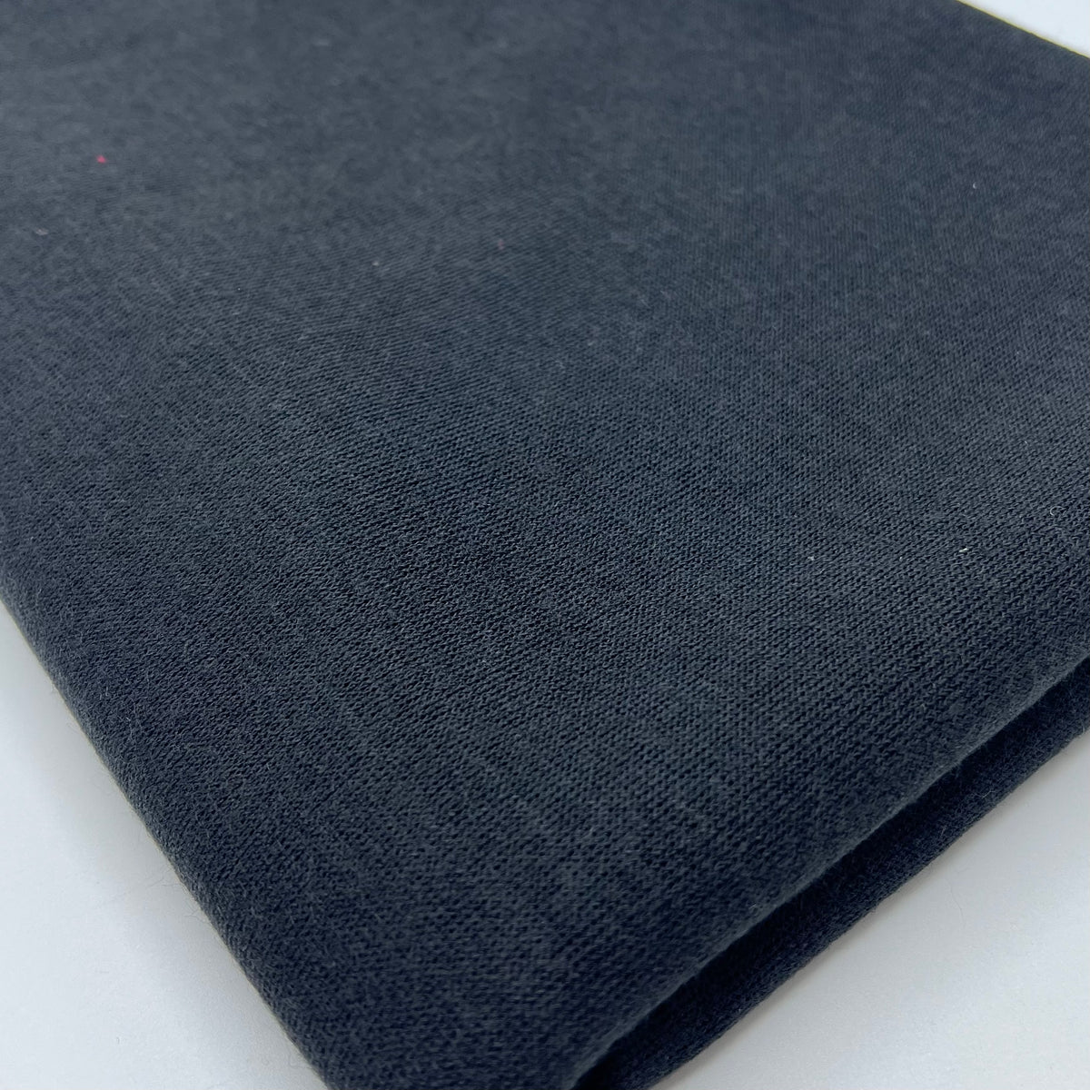 Black Viscose Knitted Jersey Fabric 260GSM 2 Way Stretch