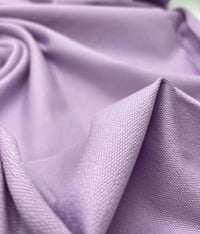 Lilac French Terry Loopback Cotton Jersey 230 GSM 95/5 Lycra 4 Way Stretch