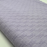 Lilac Textured 2 Way Stretch Fabric
