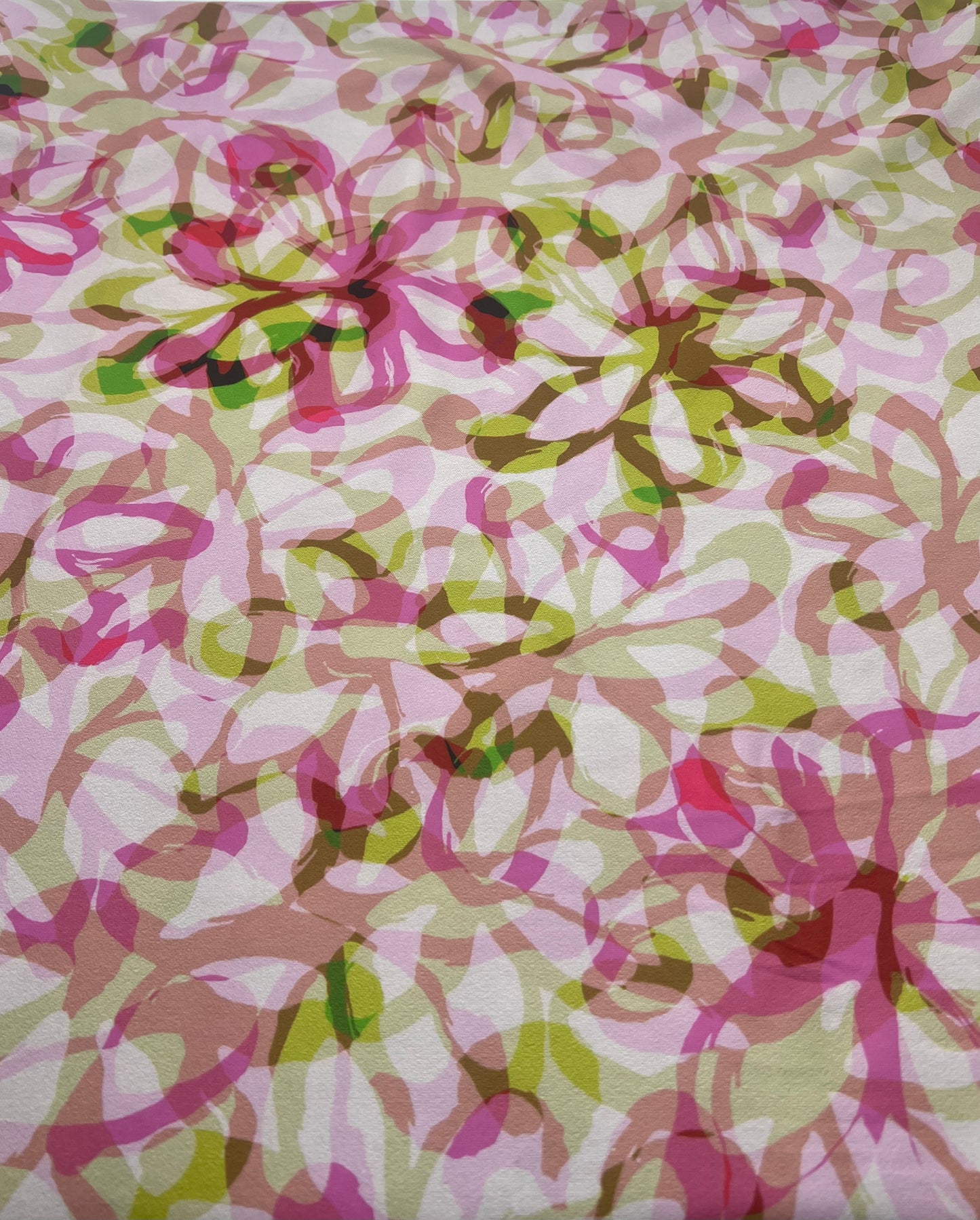 Pink Mix Multi Lightweight Stretch Fabric