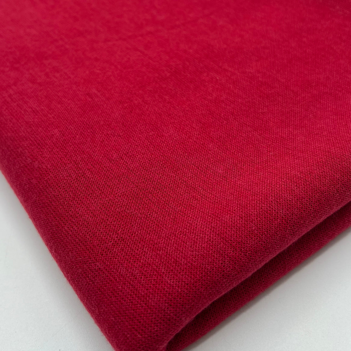 Red Viscose Knitted Jersey Fabric 260GSM 2 Way Stretch