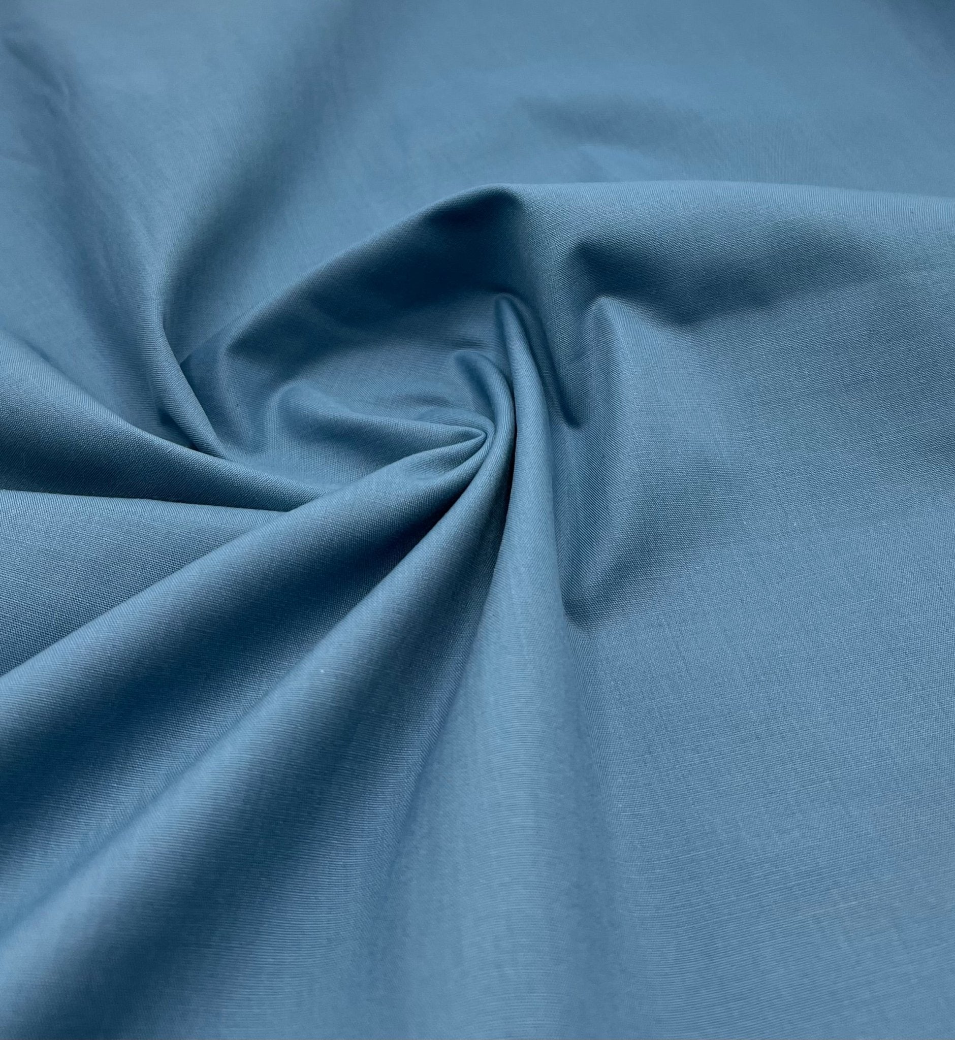 Airforce Blue Plain Poly Cotton 105 GSM 80/20 44 Inch Non Stretch - T9 Fabrics