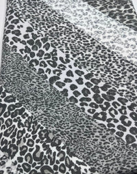 Animal Diagonal French Terry Loopback Fabric - T9 Fabrics