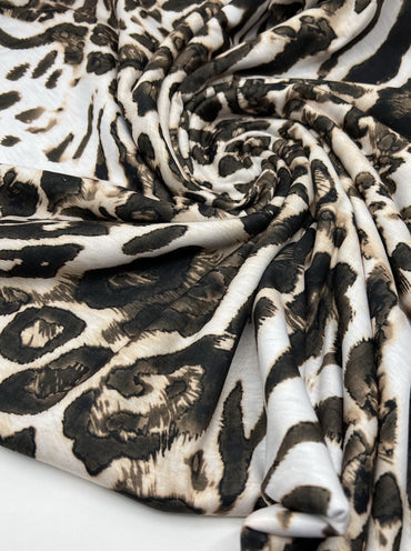 Animal Mix Spun Poly Stretch Fabric - T9 Fabrics