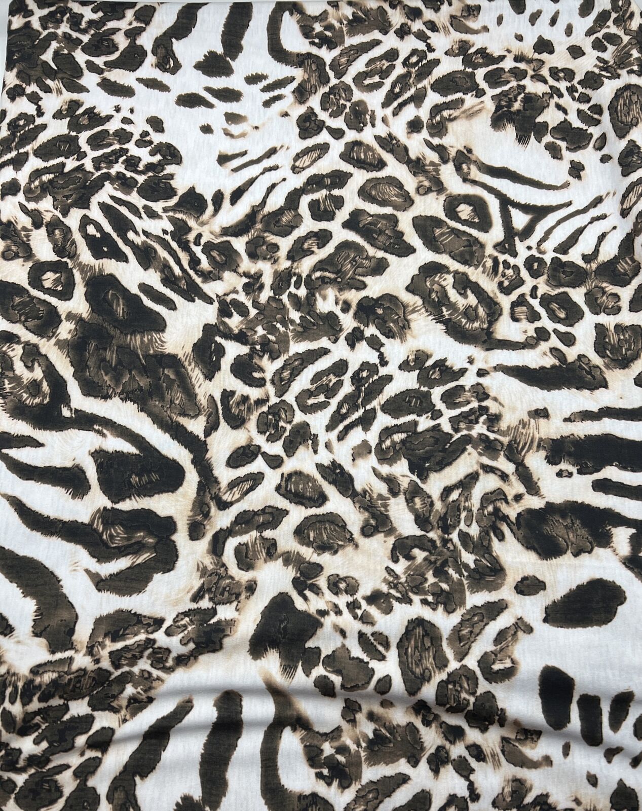 Animal Mix Spun Poly Stretch Fabric - T9 Fabrics