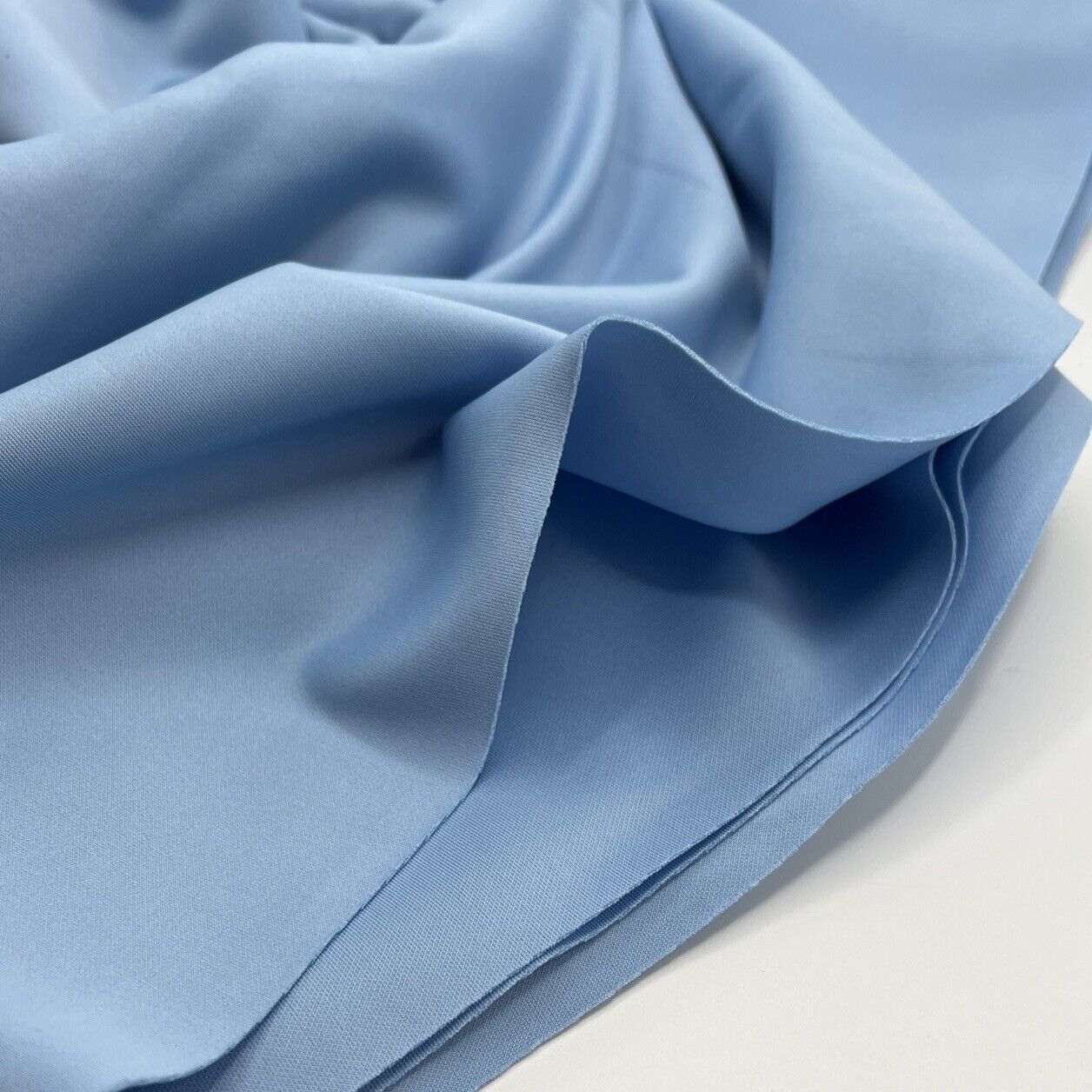 Baby Blue Plain Scuba Fabric - T9 Fabrics