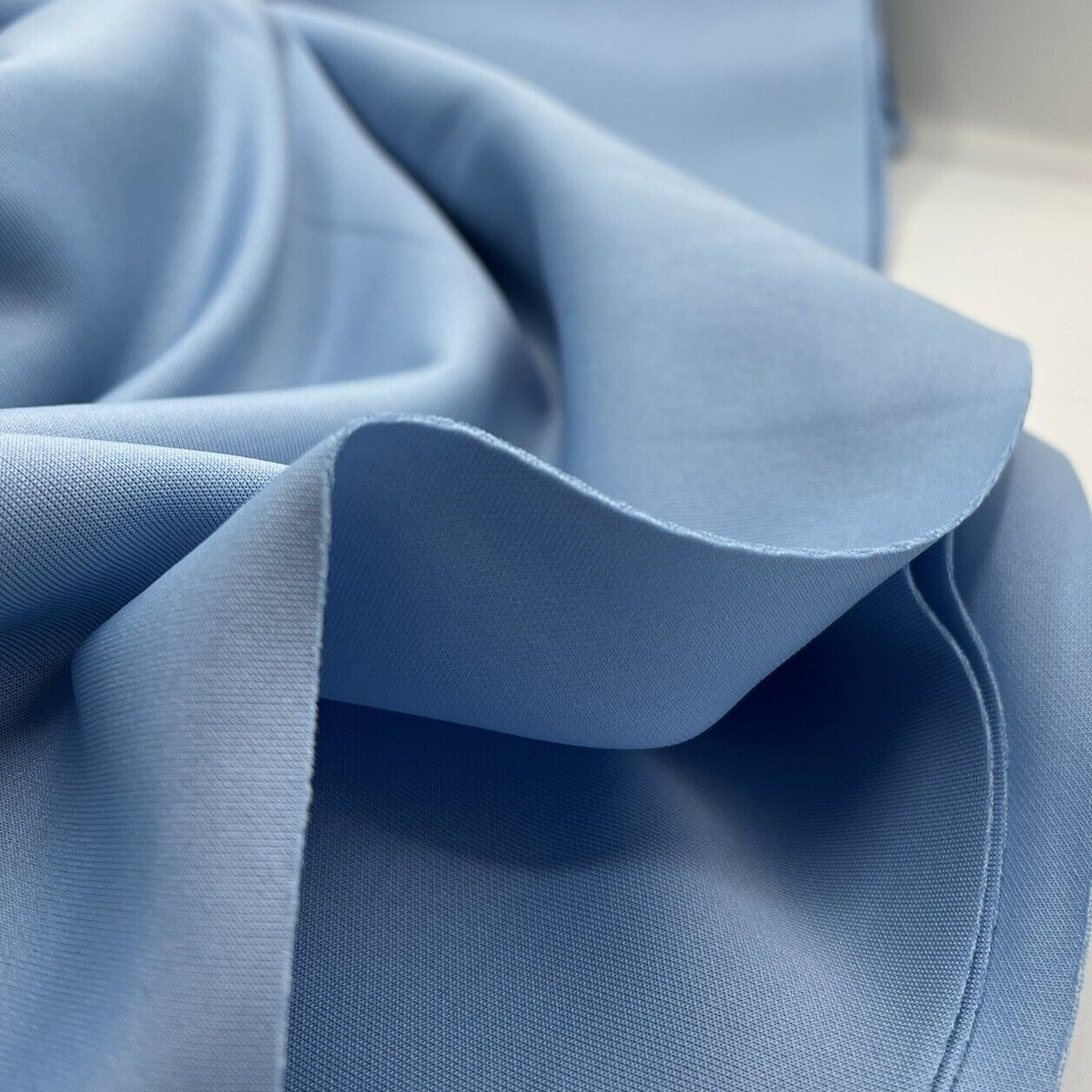 Baby Blue Plain Scuba Fabric - T9 Fabrics