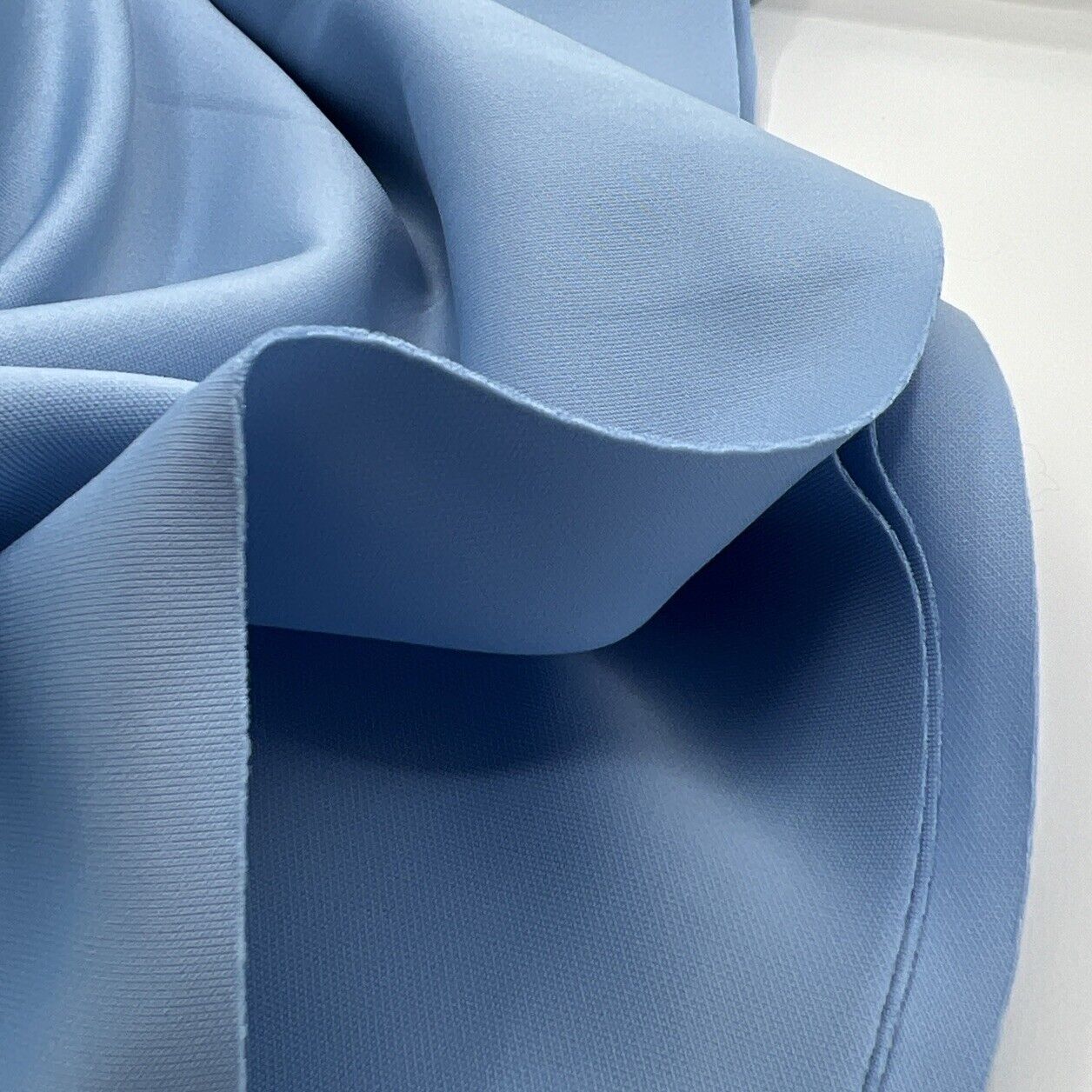 Baby Blue Plain Scuba Fabric - T9 Fabrics