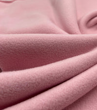 Baby Pink Plain Anti - Pil Polar Fleece Fabric Blanket Loungewear - T9 Fabrics