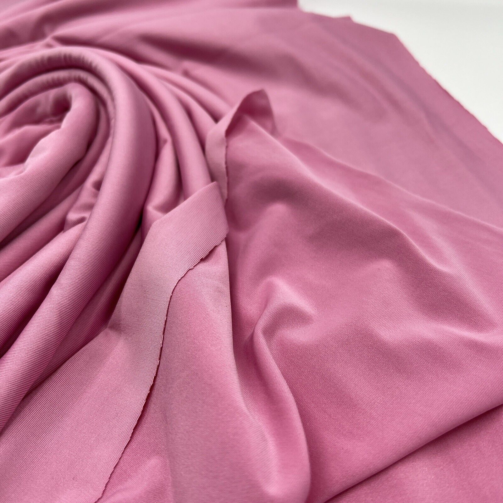 Baby Pink Plain Soft Touch Stretch Fabric - T9 Fabrics