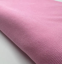 Baby Pink Thick Fine Rib Stretch Fabric - T9 Fabrics