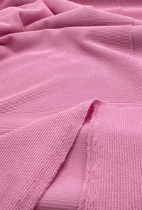 Baby Pink Thick Fine Rib Stretch Fabric - T9 Fabrics
