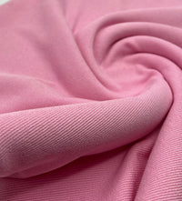 Baby Pink Thick Fine Rib Stretch Fabric - T9 Fabrics