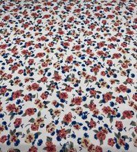 Beige Ditsy Floral ITY Fabric - T9 Fabrics