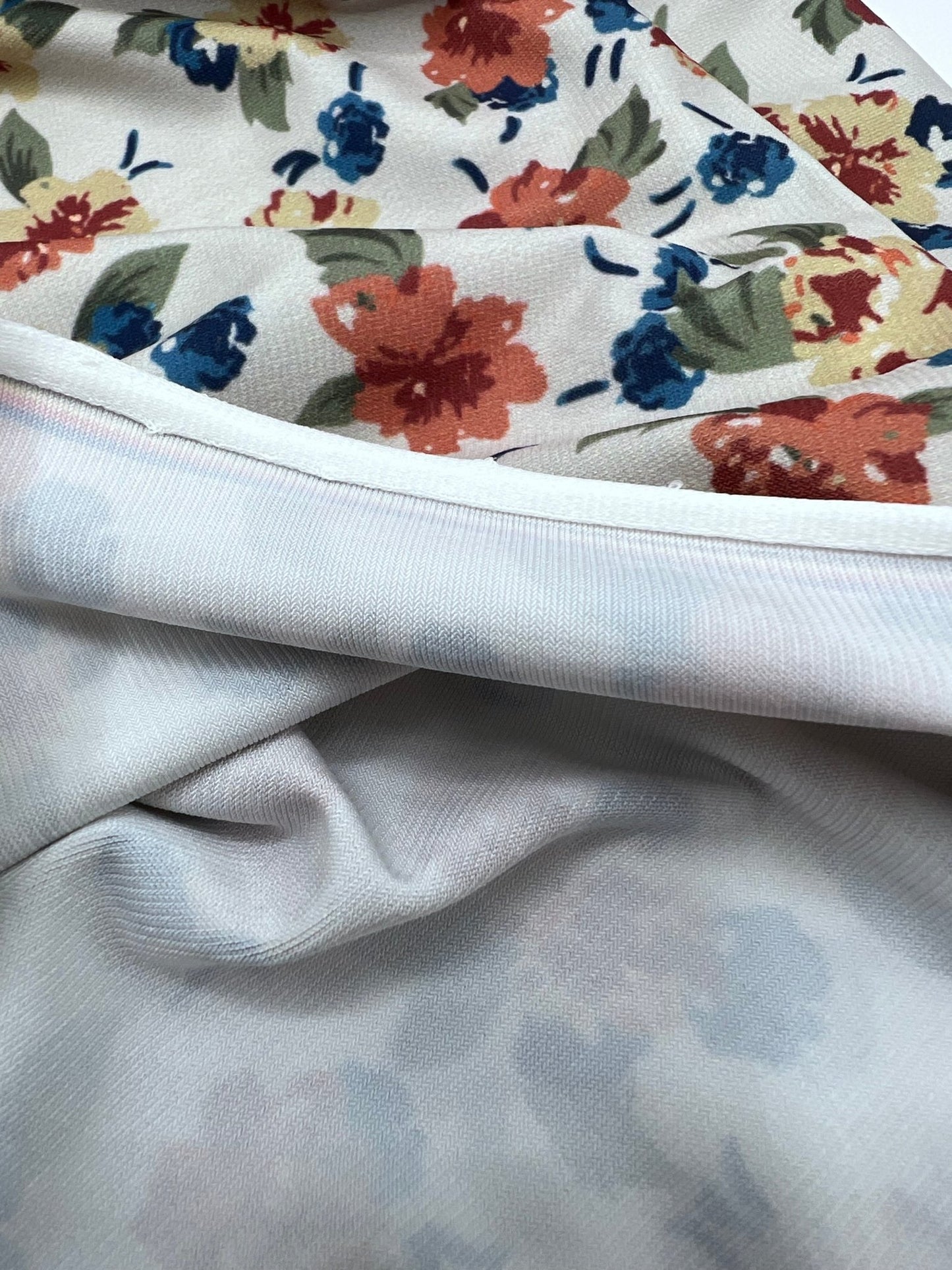 Beige Ditsy Floral ITY Fabric - T9 Fabrics