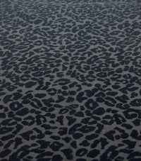 Black Animal Embossed Mesh Fabric 2 Way Stretch - T9 Fabrics