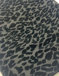 Black Animal Embossed Mesh Fabric 2 Way Stretch - T9 Fabrics