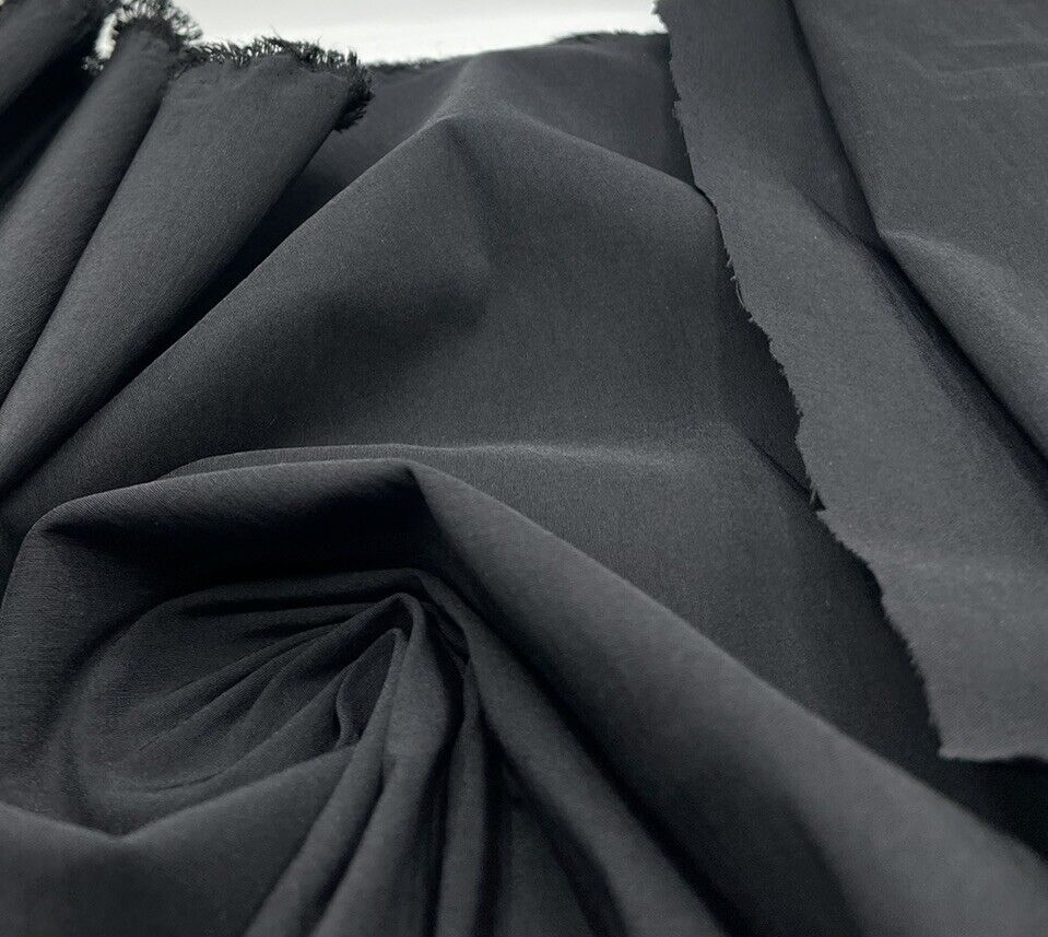 Black Bengaline Stretch Fabric - T9 Fabrics