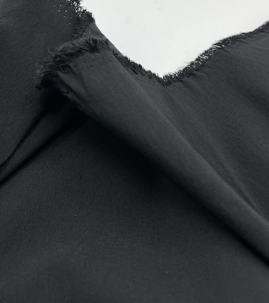 Black Bengaline Stretch Fabric - T9 Fabrics