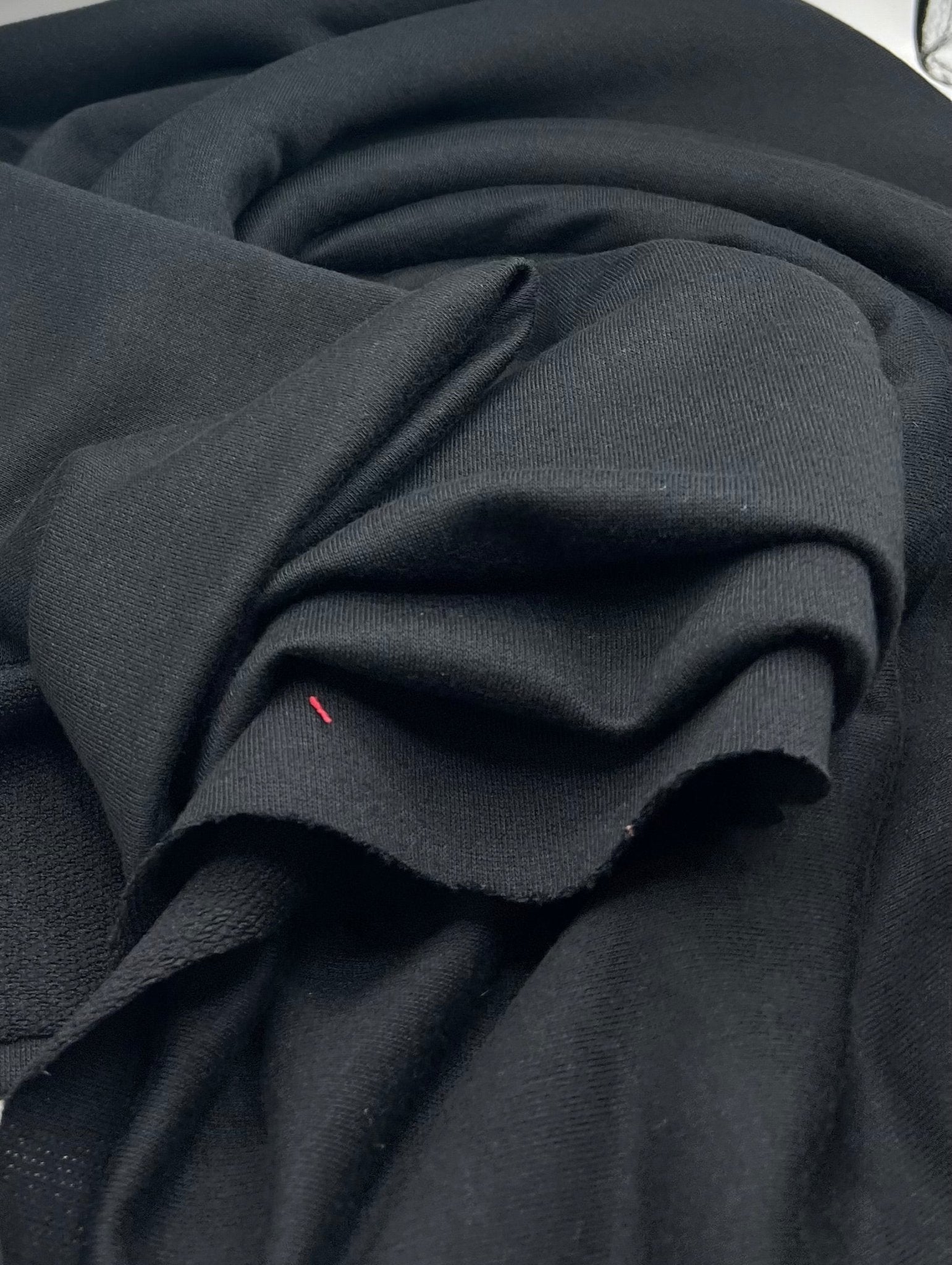 Black French Terry Loopback Fabric - T9 Fabrics