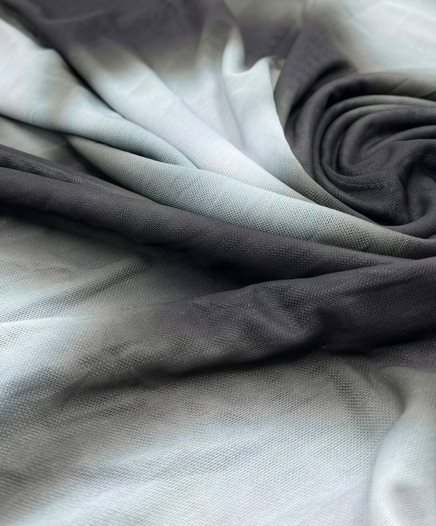 Black Grey Mix Mesh Fabric Stretch - T9 Fabrics