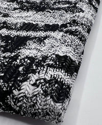 Black Ivory Knitted Fabric - T9 Fabrics